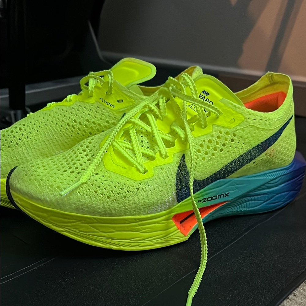 Nike ZoomX Vaporfly Next% 2 - Neon Yellow and Blue